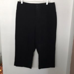 NEW ANKLE LENGTH DRESSY PANTS BLACK SIZE 16 NEW WITHOUT TAGS EXCELLENT COND.